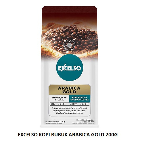 

Excelso Kopi Arabica Gold Bubuk 200G