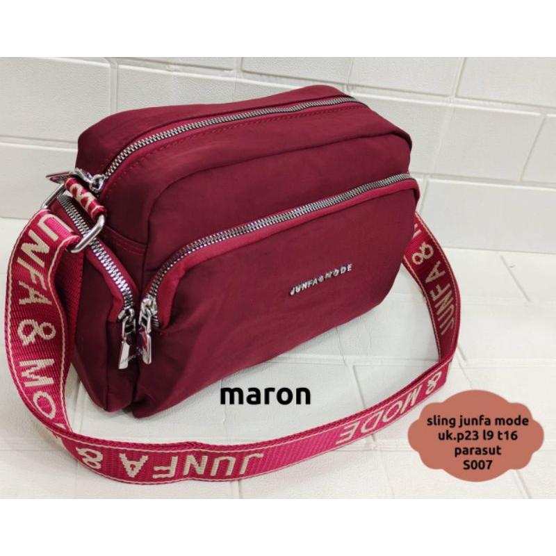 GS ~ TAS SLING WANITA ~ TAS SLING BAG ORI IMPORT ~ TAS SLING JUNFA MODE KODE S007 ~ BEST SELLER