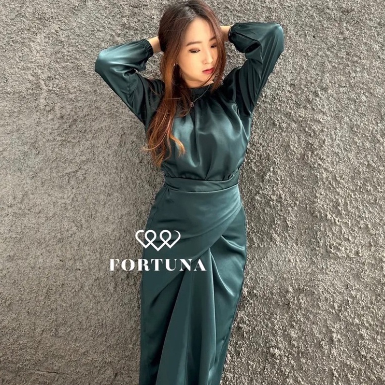 FRC562 XPRESS ASLI FORTUNA Dyra 3 Ways Dress Bridesmaids Sabrina Dyra Dress Fortuna Lilit Gamis by F