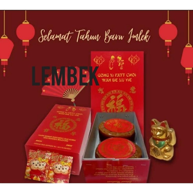 

DVH395 PROMO ALE Kue Keranjang Imlek Kue Bakul Asli Belitung Fu Sariayu KOTAK