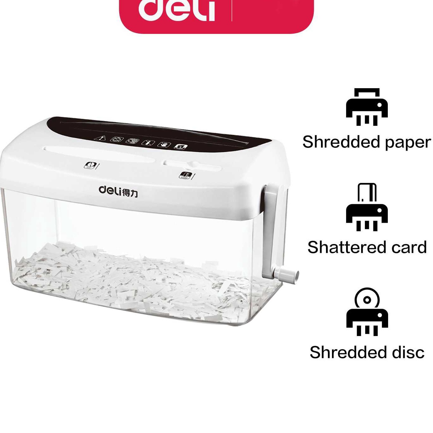 

Serba Serbu Deli Penghancur Kertas Manual CD Card Paper A4 Shredder 4L 9935Deli Penghancur Kertas Manual CD Card Paper A4 Shredder 4L 9935