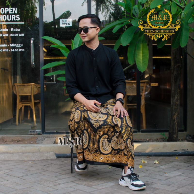 SARUNG BATIK PRIA BAHAN RAYON / SARUNG GUS IQDAM