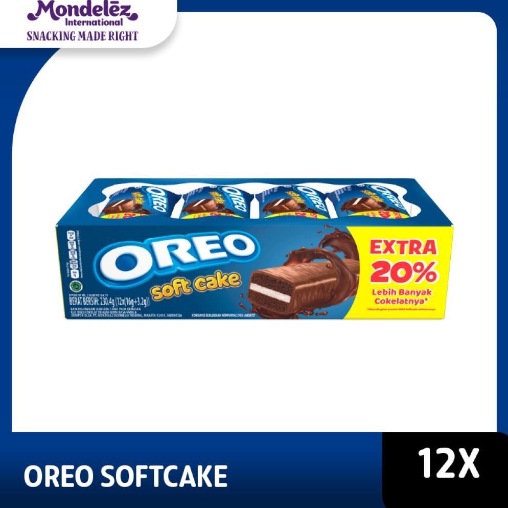 

FYD182 COD Oreo Bolu Softcake Box 12x16g Untuk Camilan bersama keluarga