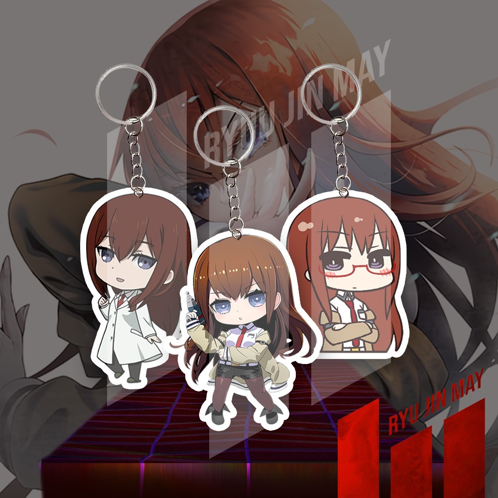 Gantungan Kunci / Keychain / Gantungan HP - SteinsGate - Kurisu Makise