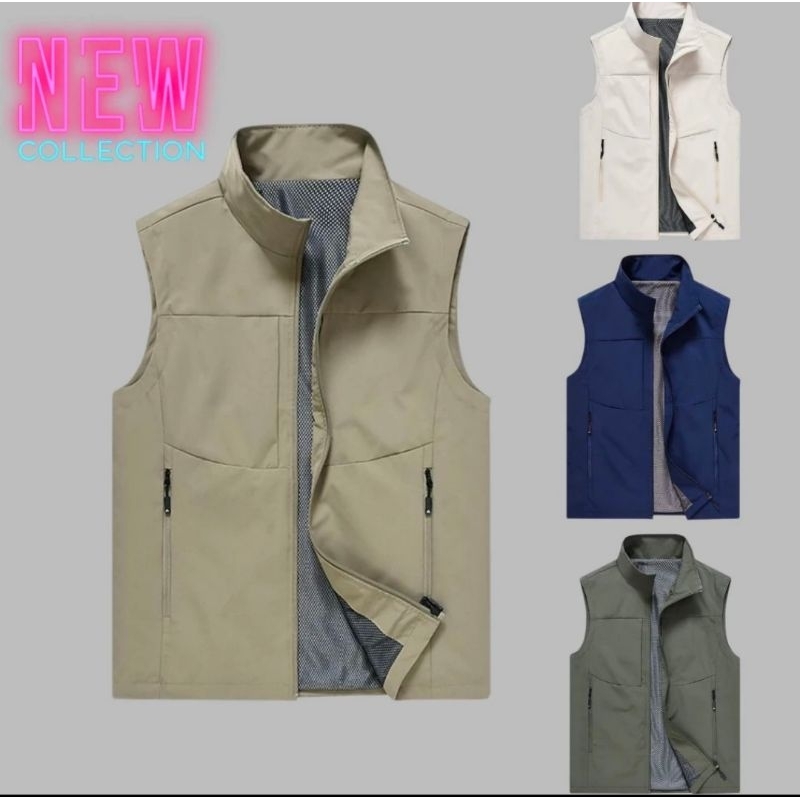 rompi impor pria dan wanita/rompi hiking/rompi motor anti air anti angin