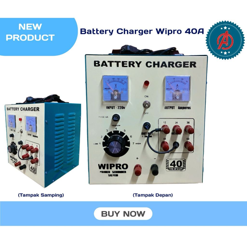 Battery Charger/ Charger Accu Wipro 40A