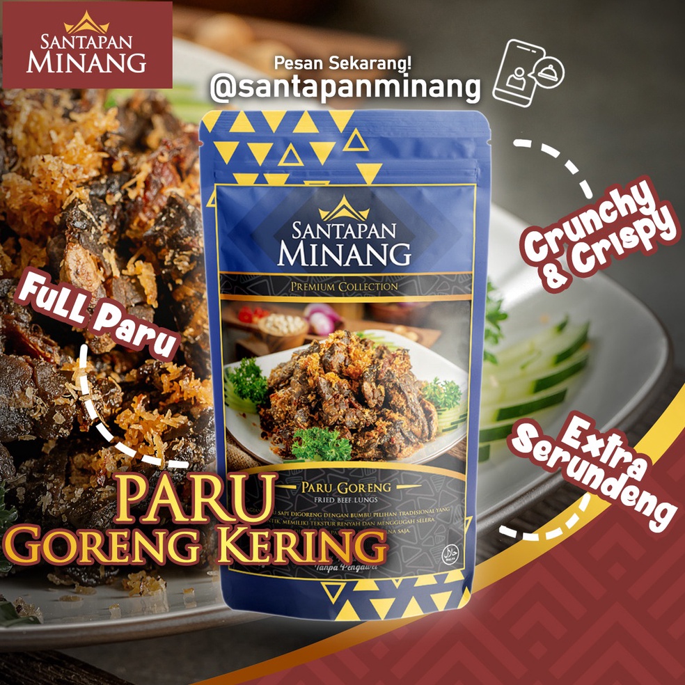 

ITI998 Paru Goreng Kering Asli Padang Santapan Minang