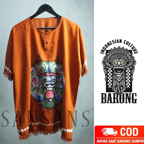 ART L78C ORIGINAL BAJU BALI UNISEX  BAJU BARONG BALI TERBARU  BAJU PANTAI TERBARU  BAJU SANTAI PRIA 