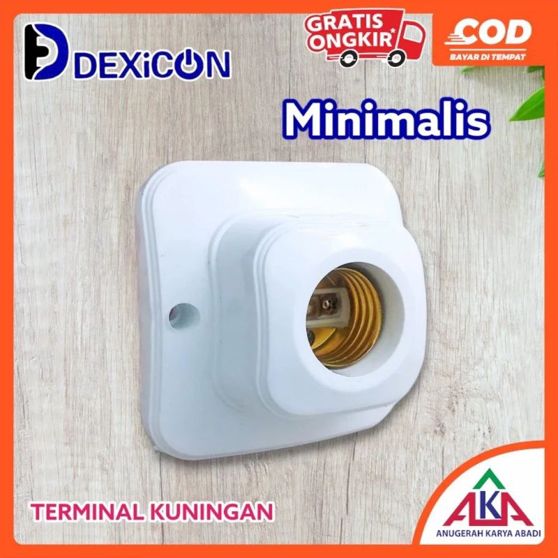FITING LAMPU PLAFON MINIMALIS OVAL DRAT KUNINTERMURAH