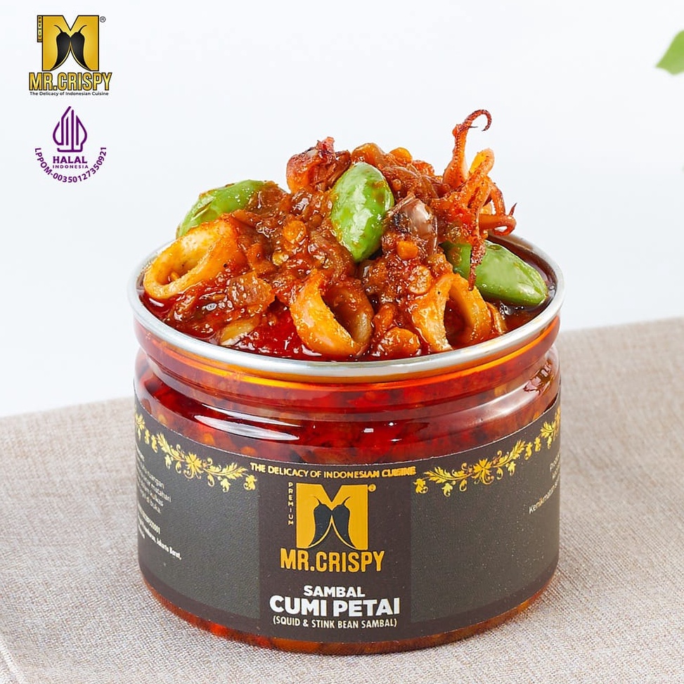 

CPX645 COD Sambal Cumi Pete Petai Sambel MrCrispy 12 Gram