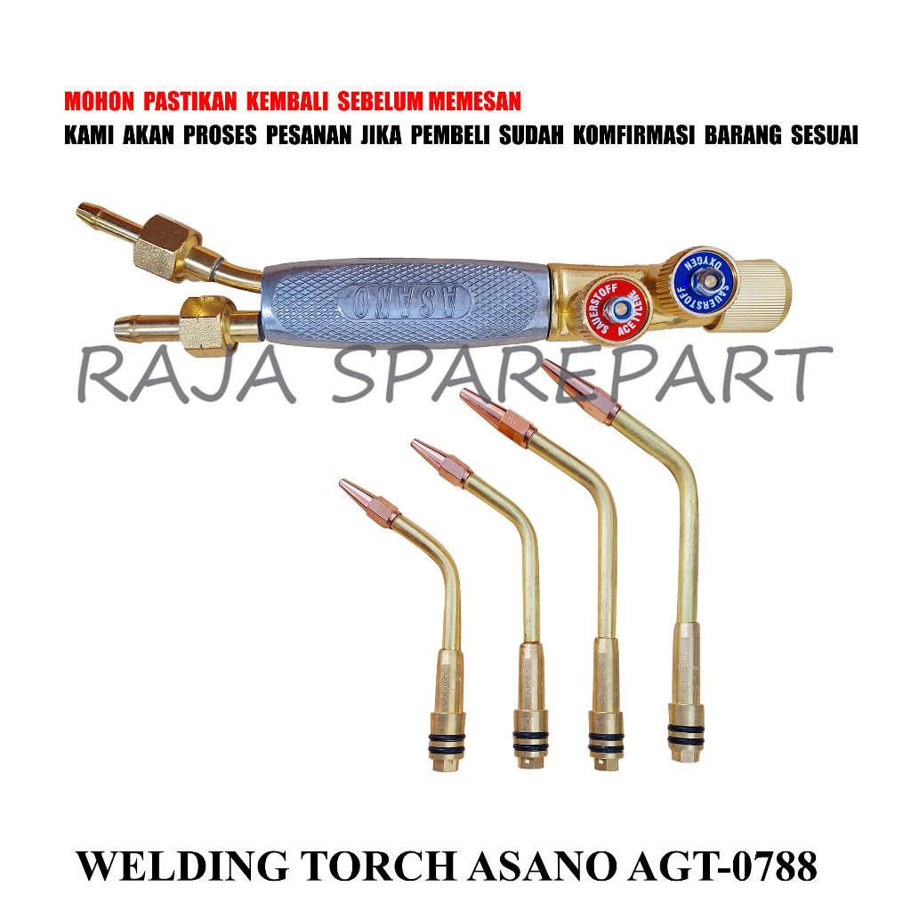 WTG BLENDER LAS WELDING TORCH/GLOOR TORCH/WELDING TORCH ASANO AGT-0788