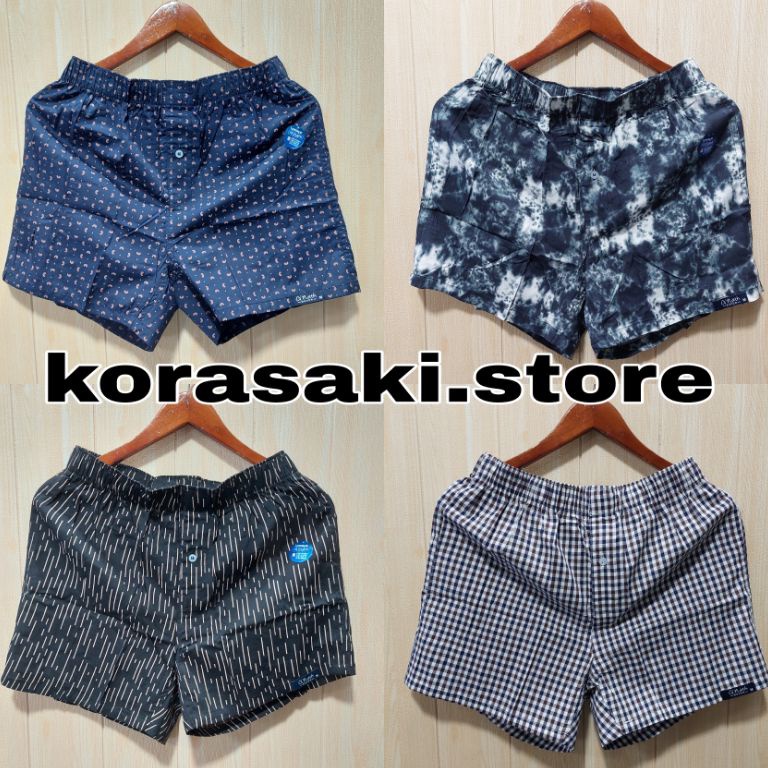 YSK253 COD Gnath Celana Boxer Pria Wanita Dewasa Bahan Katun Premium Motif Printing
