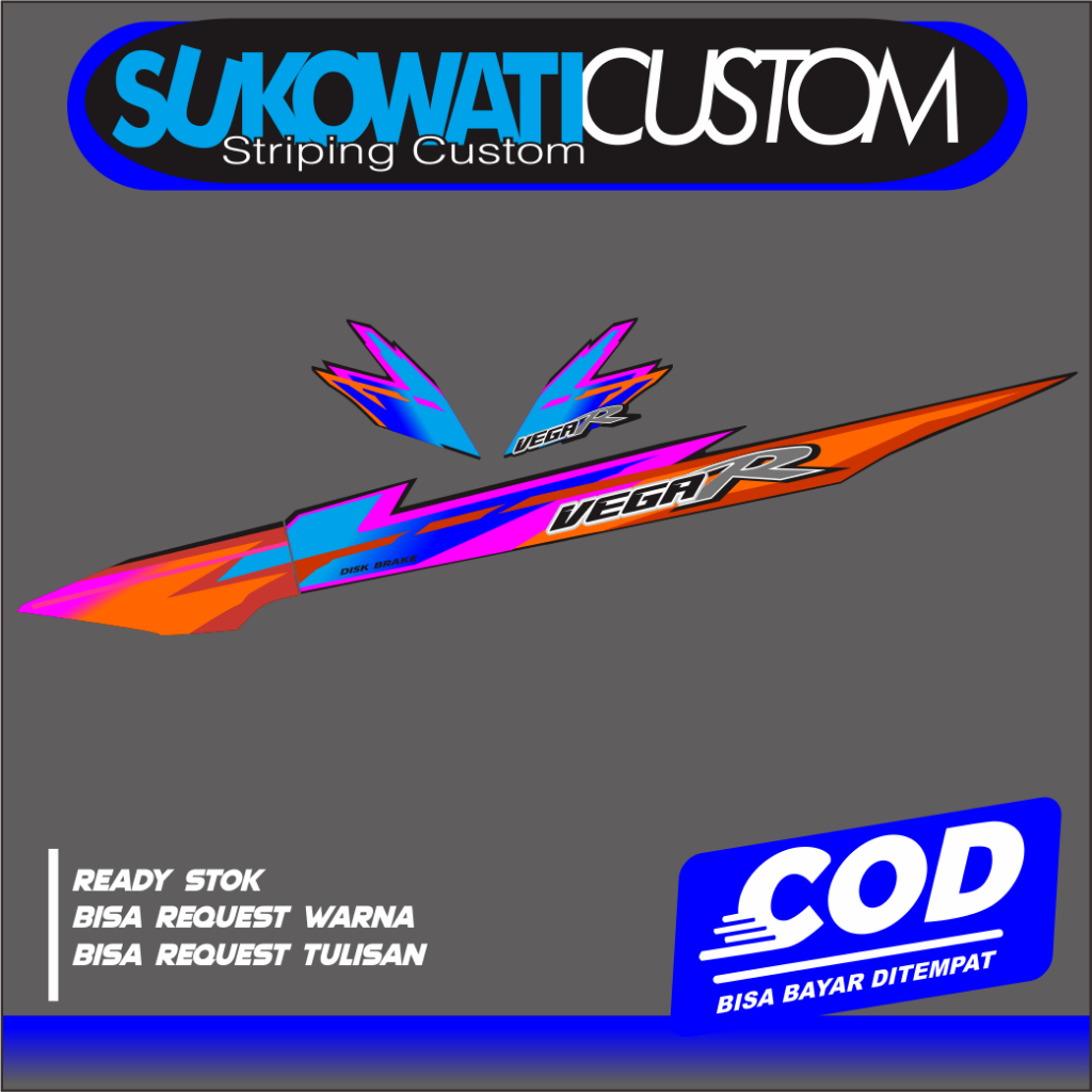 STRIPING VEGA R VEGA LAMA VEGA KOTAK