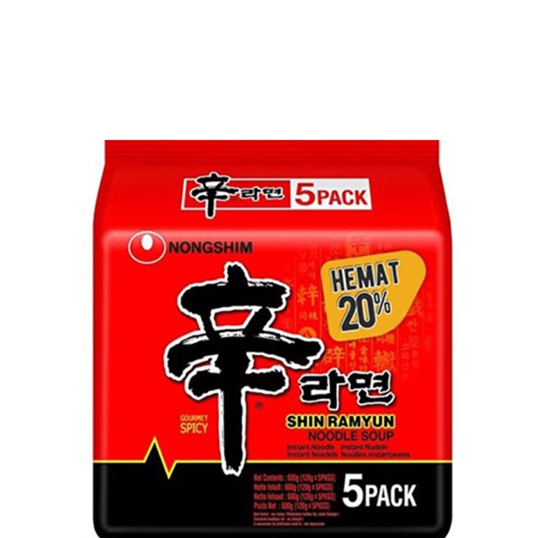 

HAD658 MPD Shin Ramyun Mushroom Mie Instan 5 x 12 gr