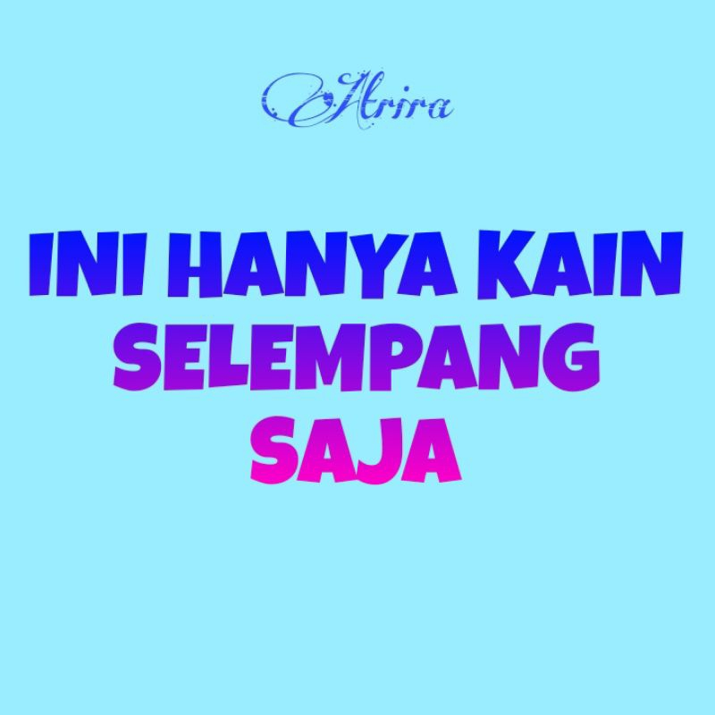HANYA KAIN SELEMPANG WISUDA SAJA, Selempang polos, selempang pita, selempang renda, selempang rumbai