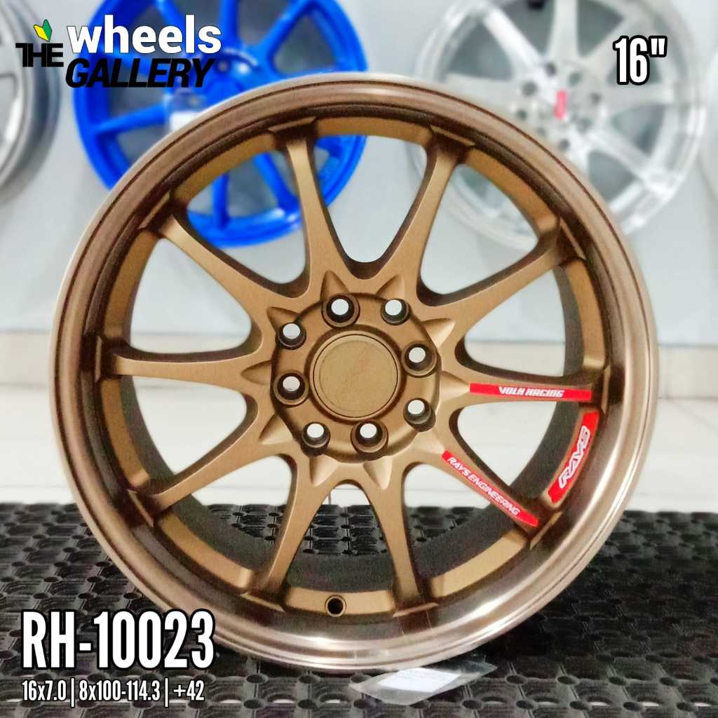 Velg Mobil Only JF Luxury CE28/RH-10023 16" 8x100/114.3 By RH Wheels - Rally Bronze