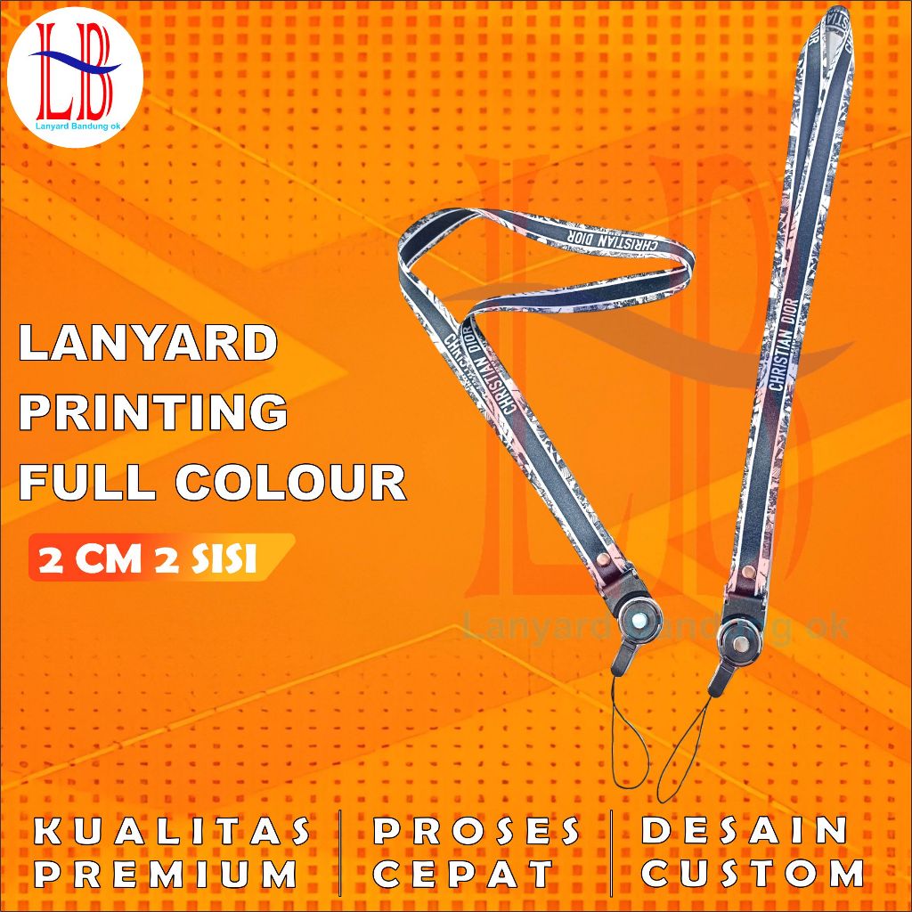 Gantungan hp printing full color/gantugan vape/kalung handphone anti jatuh /lanyard gantungan hp