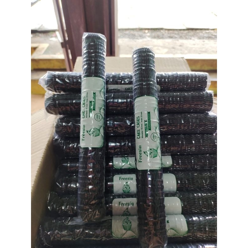 Kertas Alas Nastar Hitam 1000pcs / Cup Cake Nastar