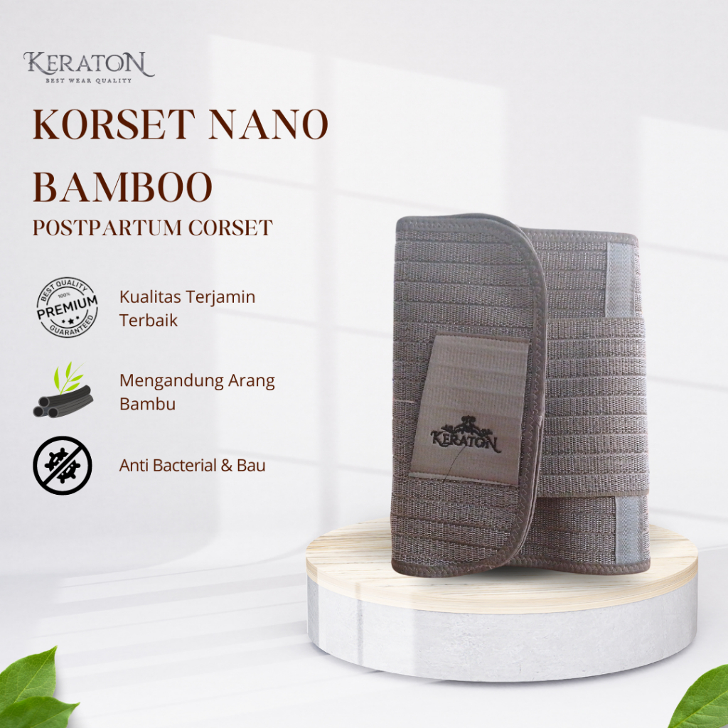 Keraton / FAST SLIM Antibakteri & Aman untuk Caesar / Korset Pelangsing Pasca Melahirkan Nano Bamboo