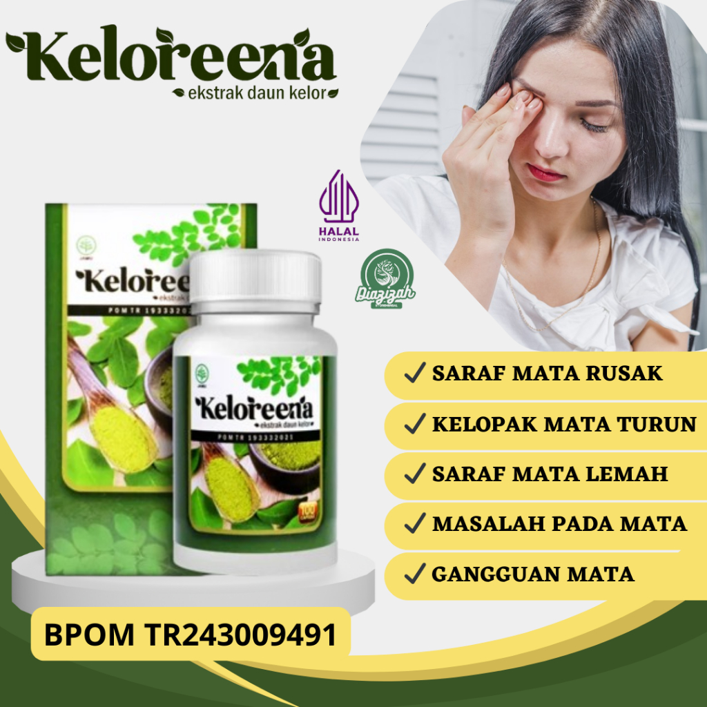 Obat Saraf Mata Rusak, Obat Kelopak Mata Turun, Obat Saraf Mata Lemah, Obat Mata Ptosis, Obat Mata G