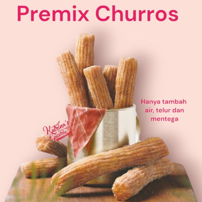 

Premix Churros Mix Tepung Instant Siap Pakai 500 Gram Spanish Donut