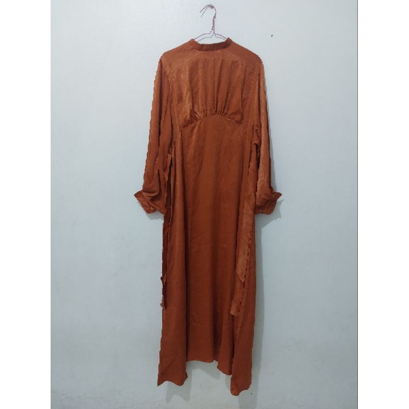 Preloved Amara Dress Teracotta (Size A) By Butik Chlaris