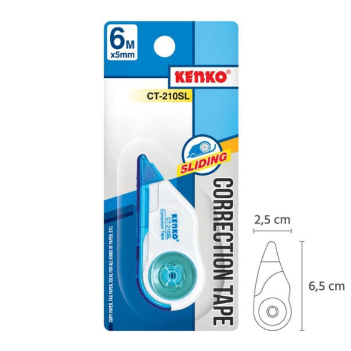 

Gramedia Batam - Kenko Correction Tape CT-210SL (6 M x 5 Mm)