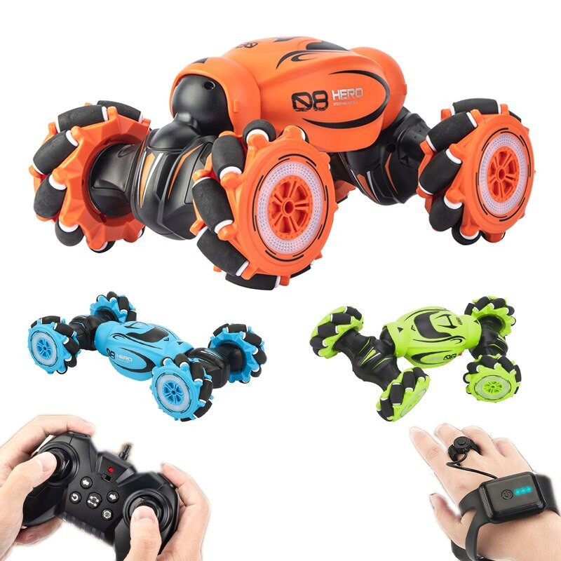 RC Mobil Mainan Anak Gesture Sensor Tangan Musik RC Stunt D876 Mainan Anak Laki Laki