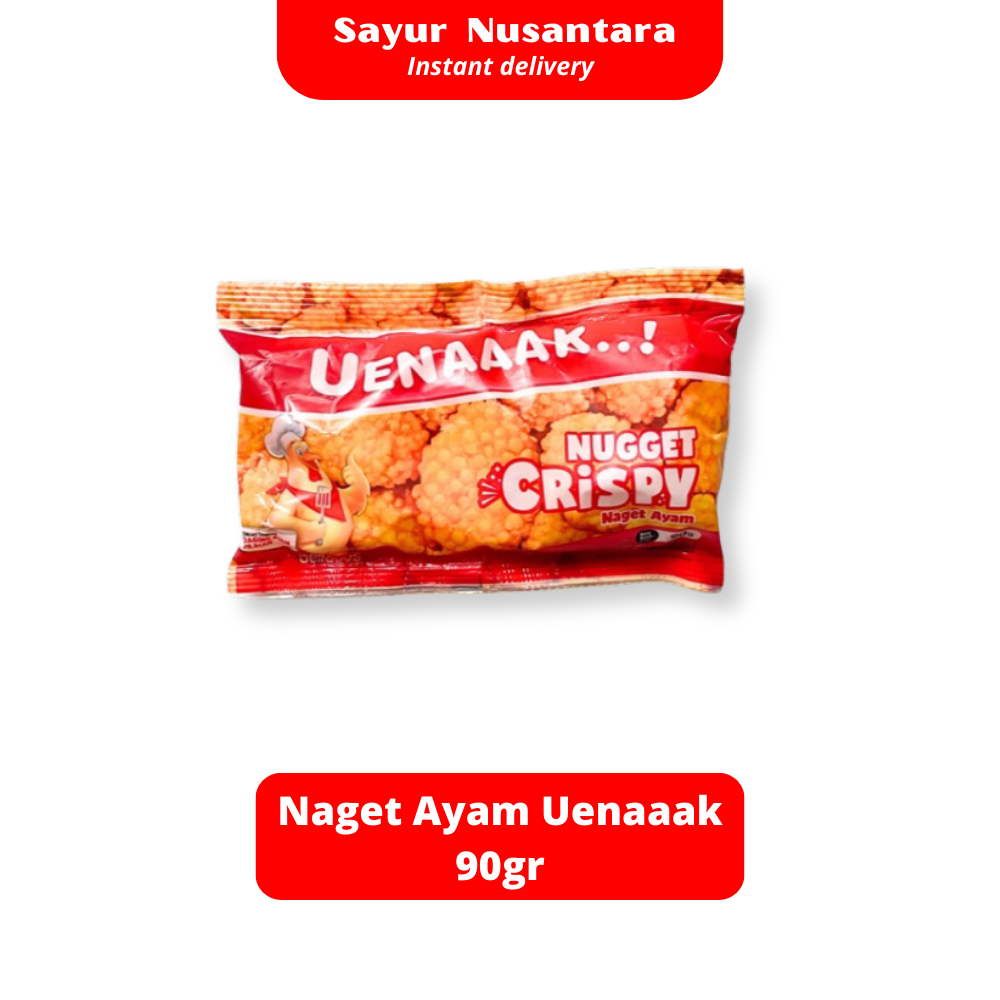 

Naget/Nugget Uenaaak Crispy 90gr - Sayur Nusantara