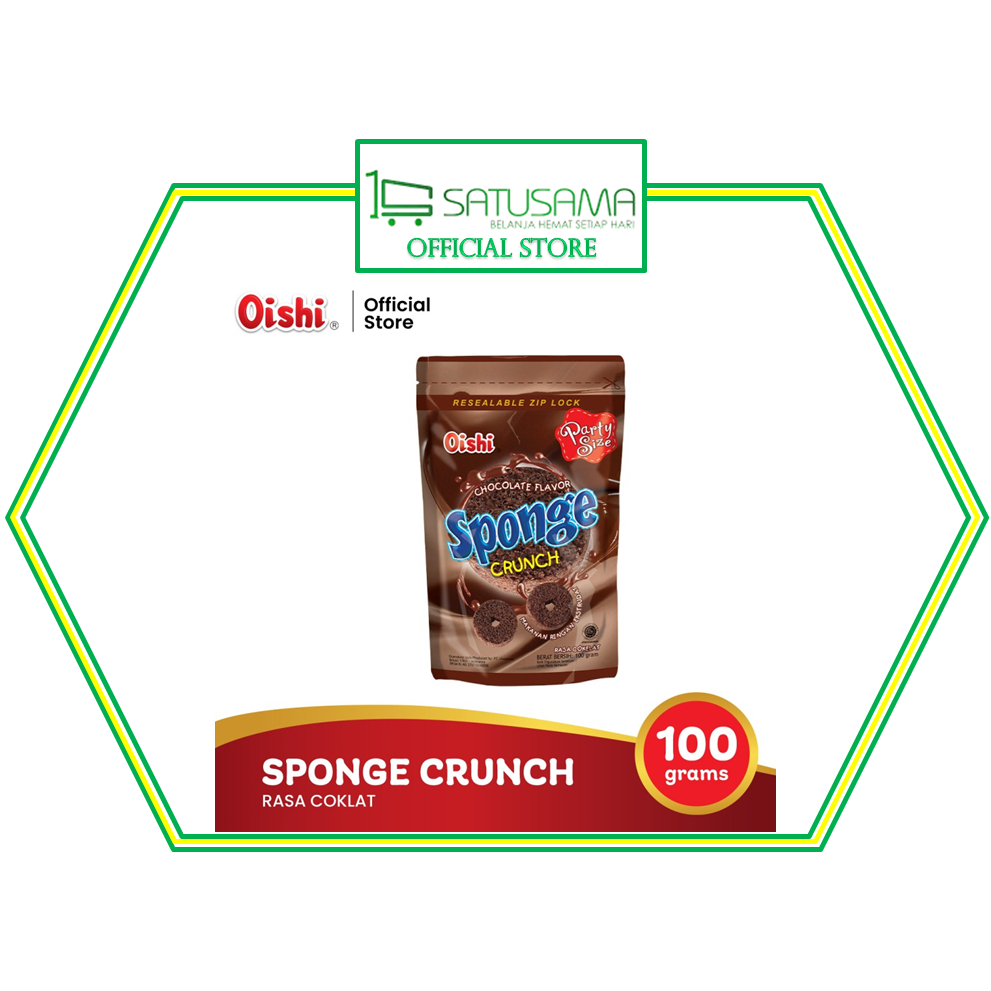 

OISHI SPONGE CRUNCH COKLAT 100 G