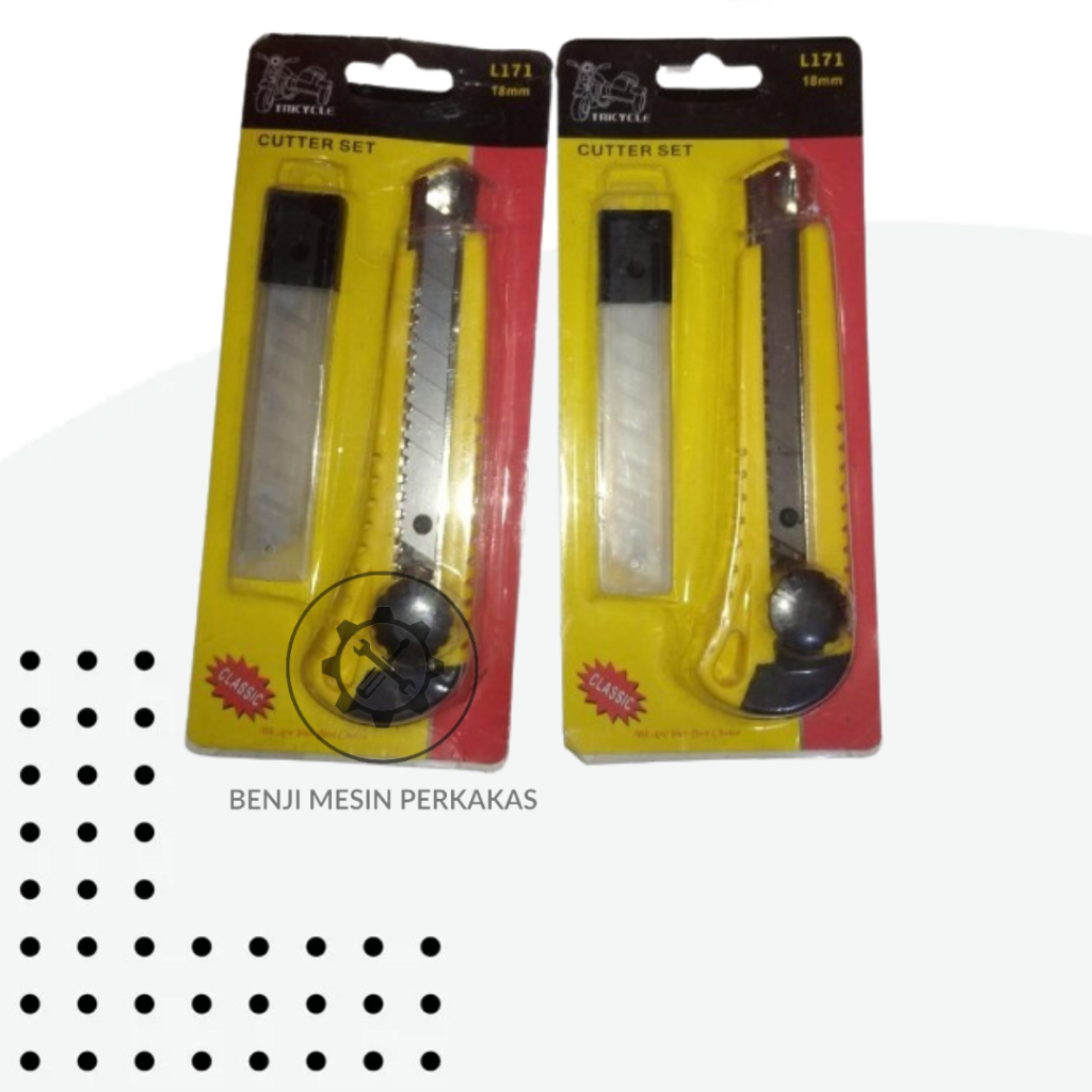 

PISAU CUTTER+RFILL SET TERBAIK TRICYLE ORI ANTI KARAT