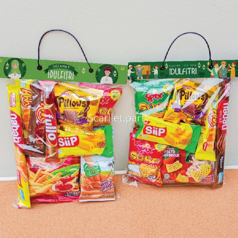 

GOODIE BAG BINGKISAN LEBARAN SNACK ANAK TAS MAKANAN CEMILAN SUSU SOUVENIR UCAPAN