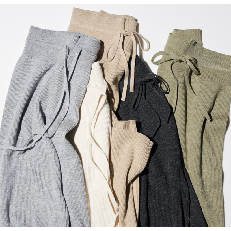 SALE‼️ UNIQLO CELANA RAJUT RIB WASHABLE