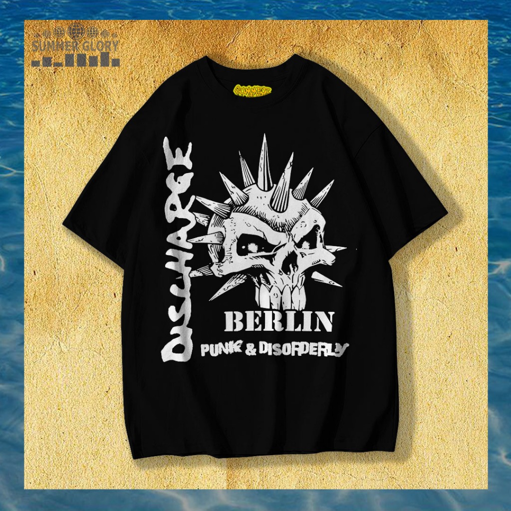 DISCHARGE T-SHIRT BAND / KAOS BAND DISCHARGE / KAOS BAND