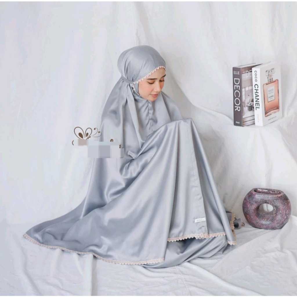 {mukena terbaru di bulan ramadhan}mukena silk dior polos