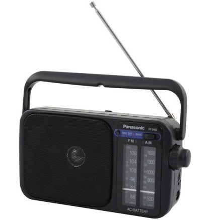 radio PANASONIC RF 2400D radio listrik 2 band fm/am