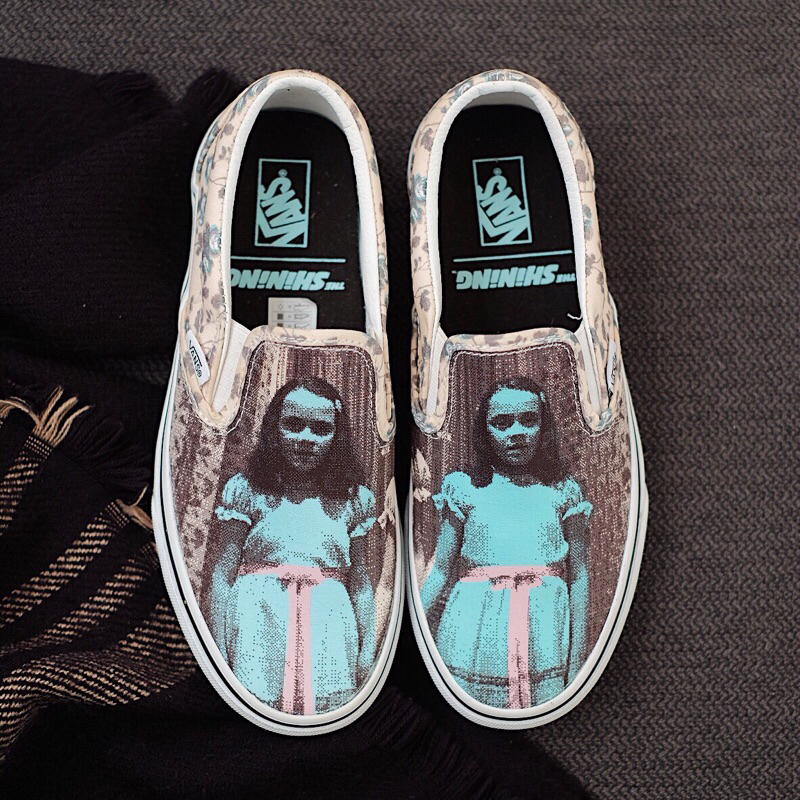 SEPATU VANS ORIGINAL RESMI SLIP ON HOUSE OF TERROR SHINING
