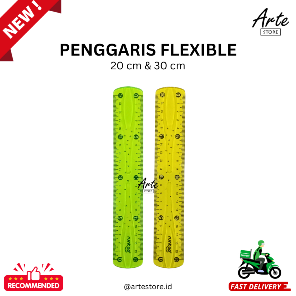 

Penggaris Fleksible 20 cm - Flexible Ruler 30 cm