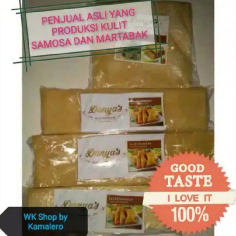 

XKF957 Terlaku KULIT SAMOSA SAMBOSA 68 CM x 3 CM SUPER SEDANG isi 25 lembar