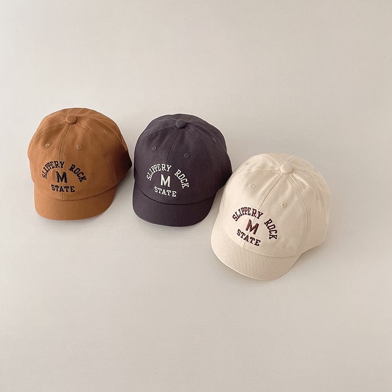 NBA839 KODE 192 12 Tahun  Topi anak tulisan M State  topi baseball anak keren premium aksesoris anak