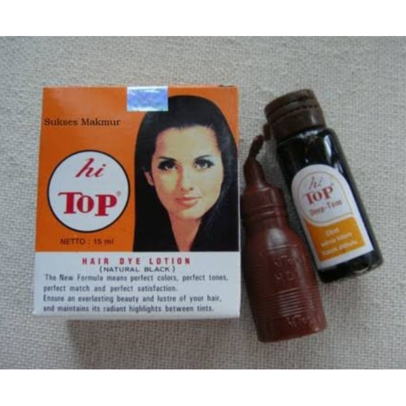 Hitop 15ml/semir rambut hitam/semir cair