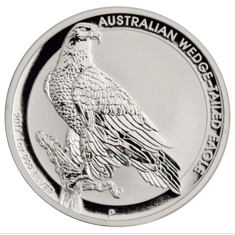 Perak Silver Coin Wedge Tailed Eagle Australia 2017 1oz