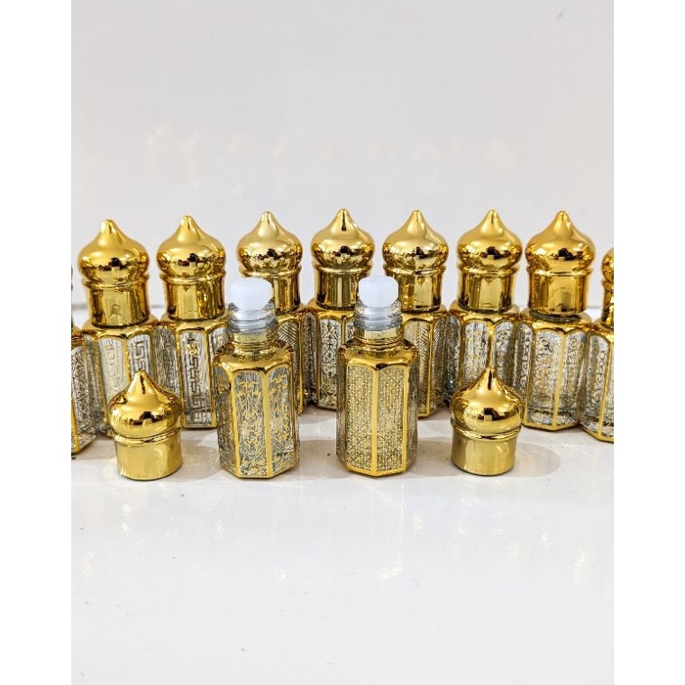 ART J82K Botol Tola Kubah Stick Kaca 6ML  Botol Tola Kubah Botol Tola 3ML6ML12ML HARGA PERLUSIN 12PC