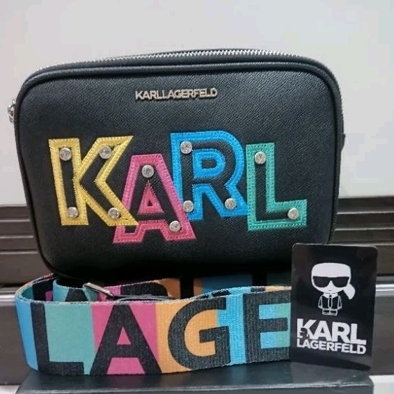 Camera Bag Karl Lagerfeld Multicolor / Tas Selempang Karl