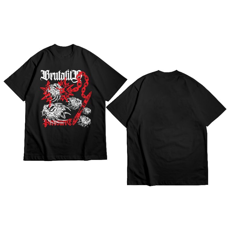 T-SHIRT OVERSIZE BRUTALITY.PRESSURE - SEGA