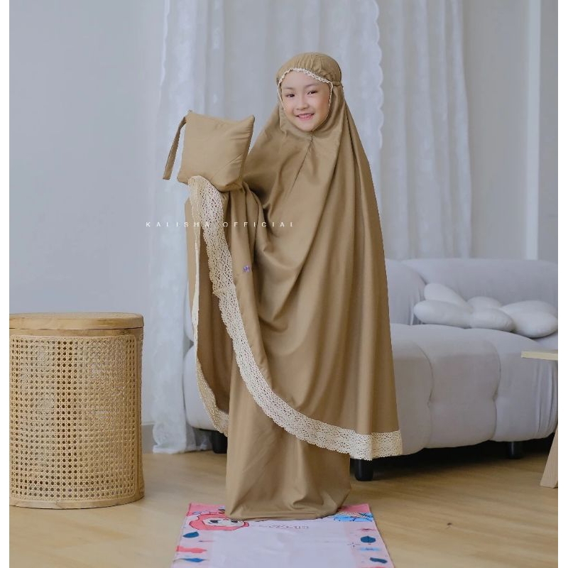 Mukena anak Kalisha Renda basic