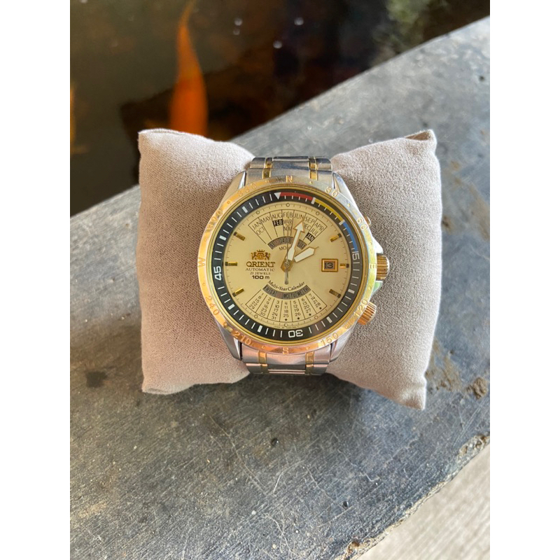 Orient Multi Year Calender Automatic Jam Tangan Vintage Bekas