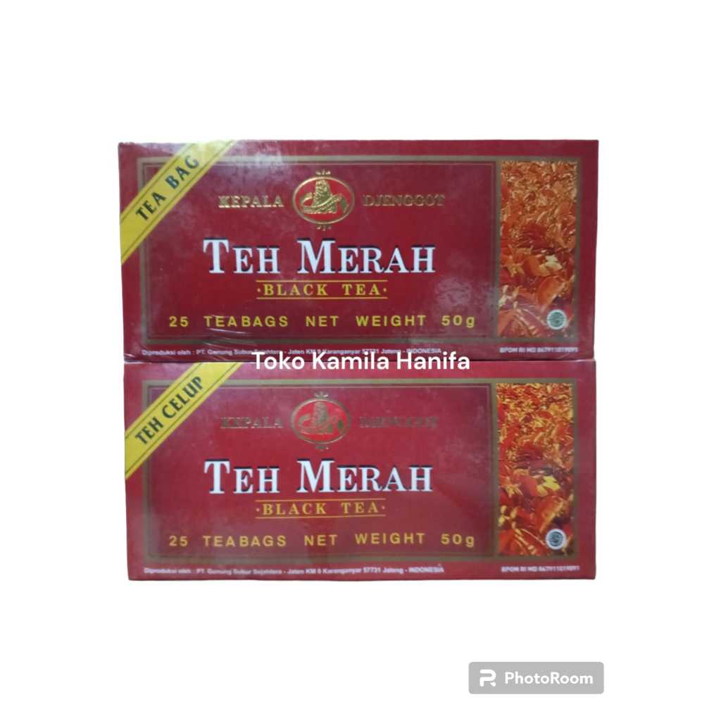 

Kepala Djenggot Teh Merah Black Tea 25 kantong