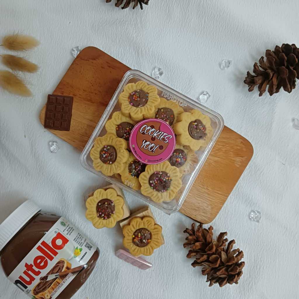 

Kue Kering Nutella Cookies | By Cookies Yoo!