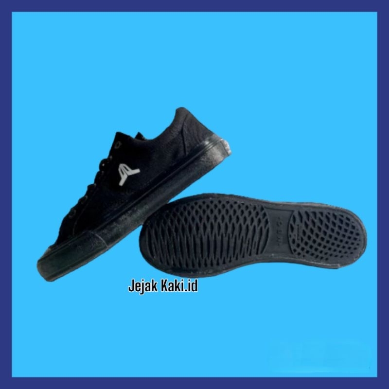 Terbaru Sepatu Sekolah Original Nbq Strugle Full Black